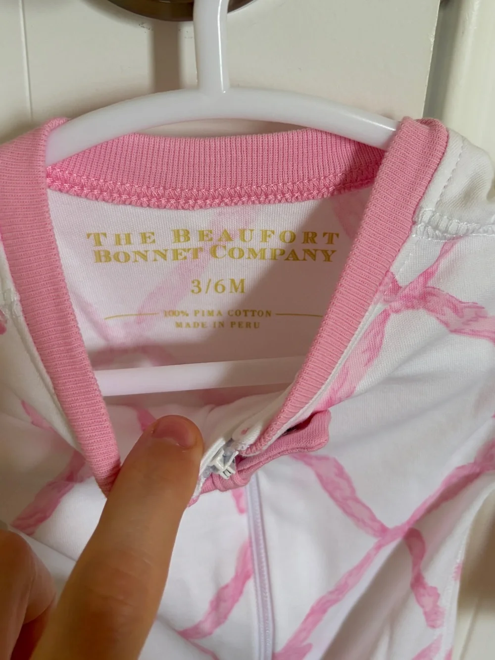 TBBC Noelle's Night Night in Belle Meade Bow (size 3-6m)